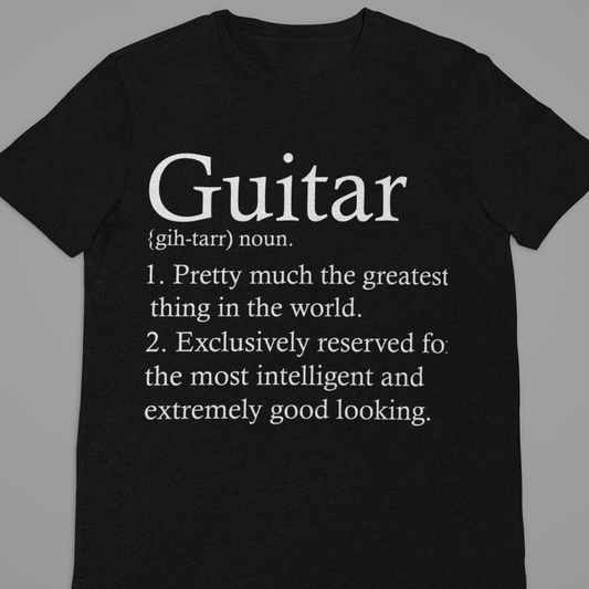 Guitar : Guitar Tshirt Unisex