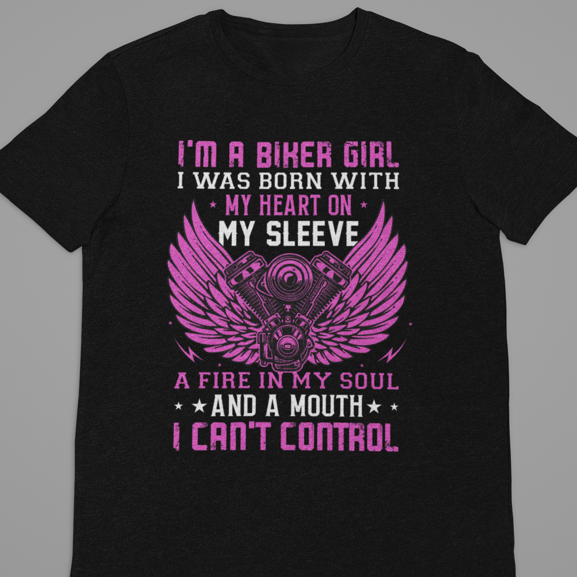 Biker : I'm A Biker Girl Tshirt