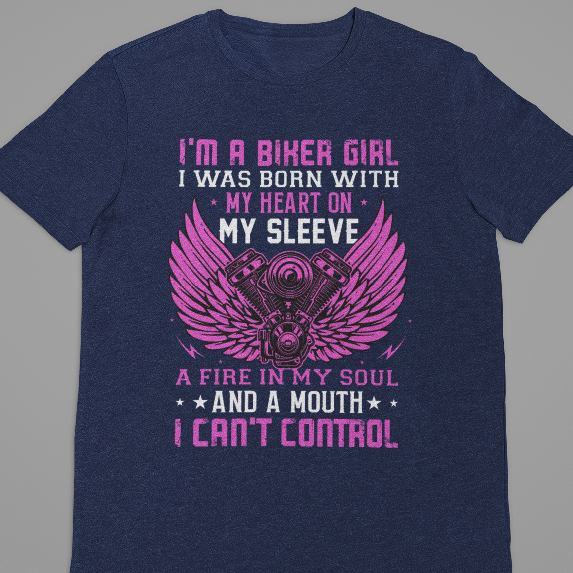 Biker : I'm A Biker Girl Tshirt