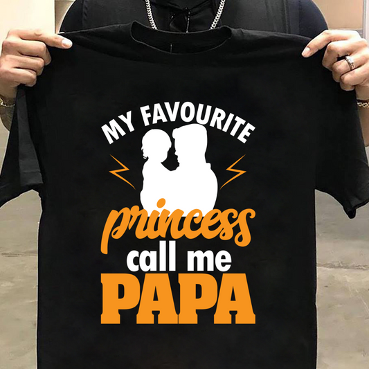 Dad And Daughter : My Favourite Princess Tshirt Unisex