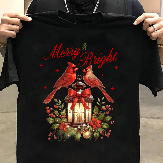 Christmas : Merry And Bright Tshirt Unisex