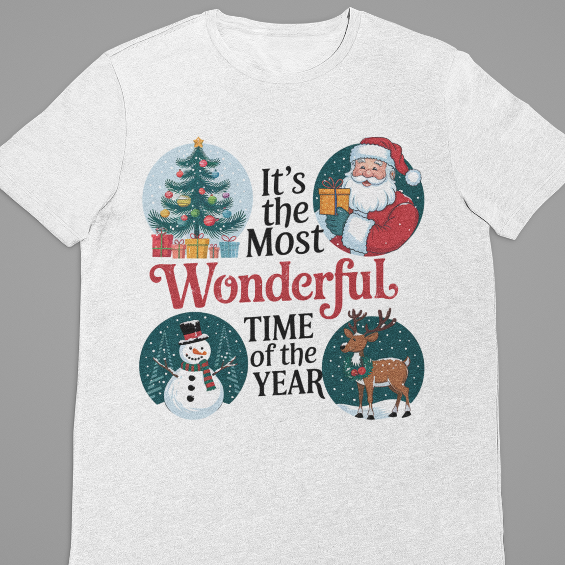 Christmas : It's The Most Wonderful Time Tshirt Unisex