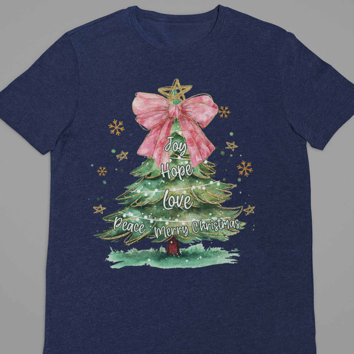 Christmas : Joy Hope love Tshirt Unisex