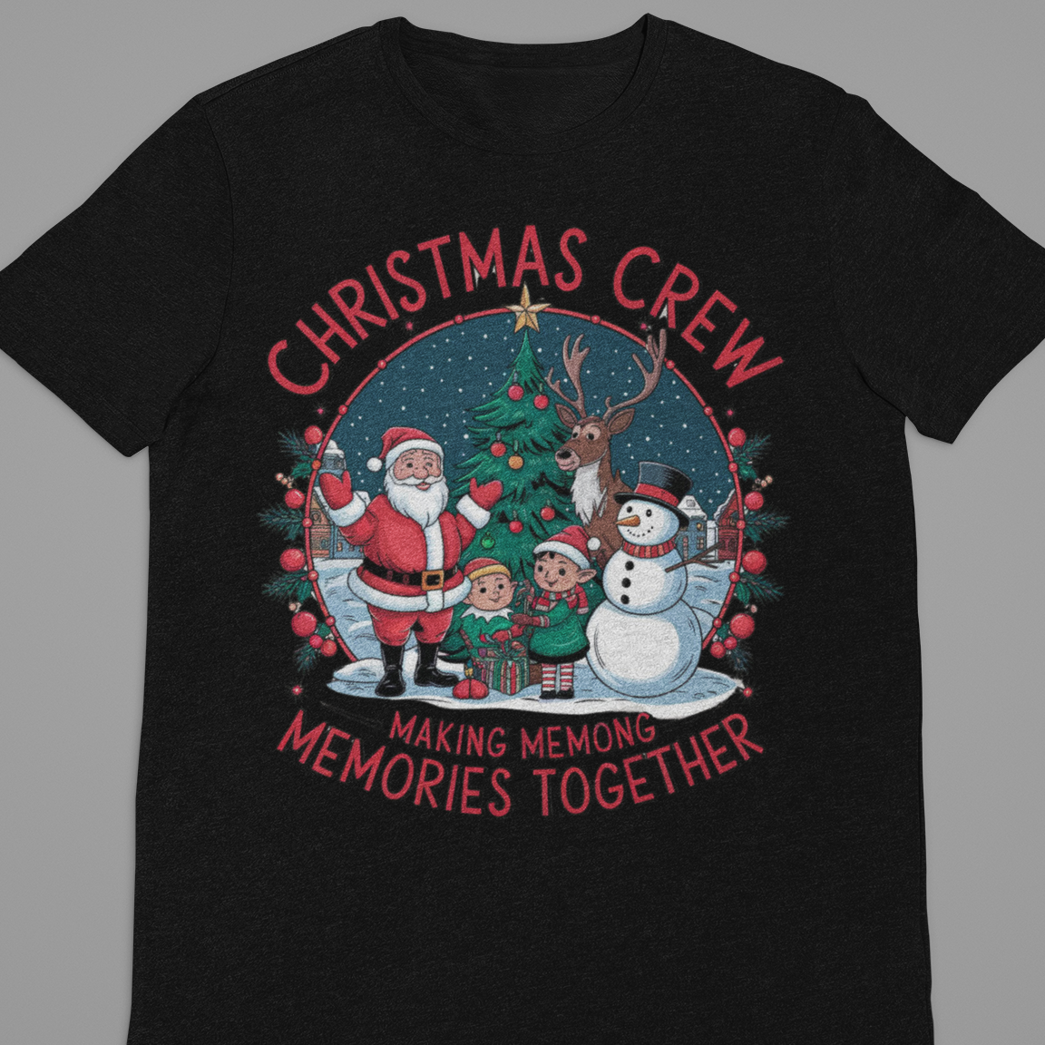 Christmas : Christmas Crew Tshirt Unisex