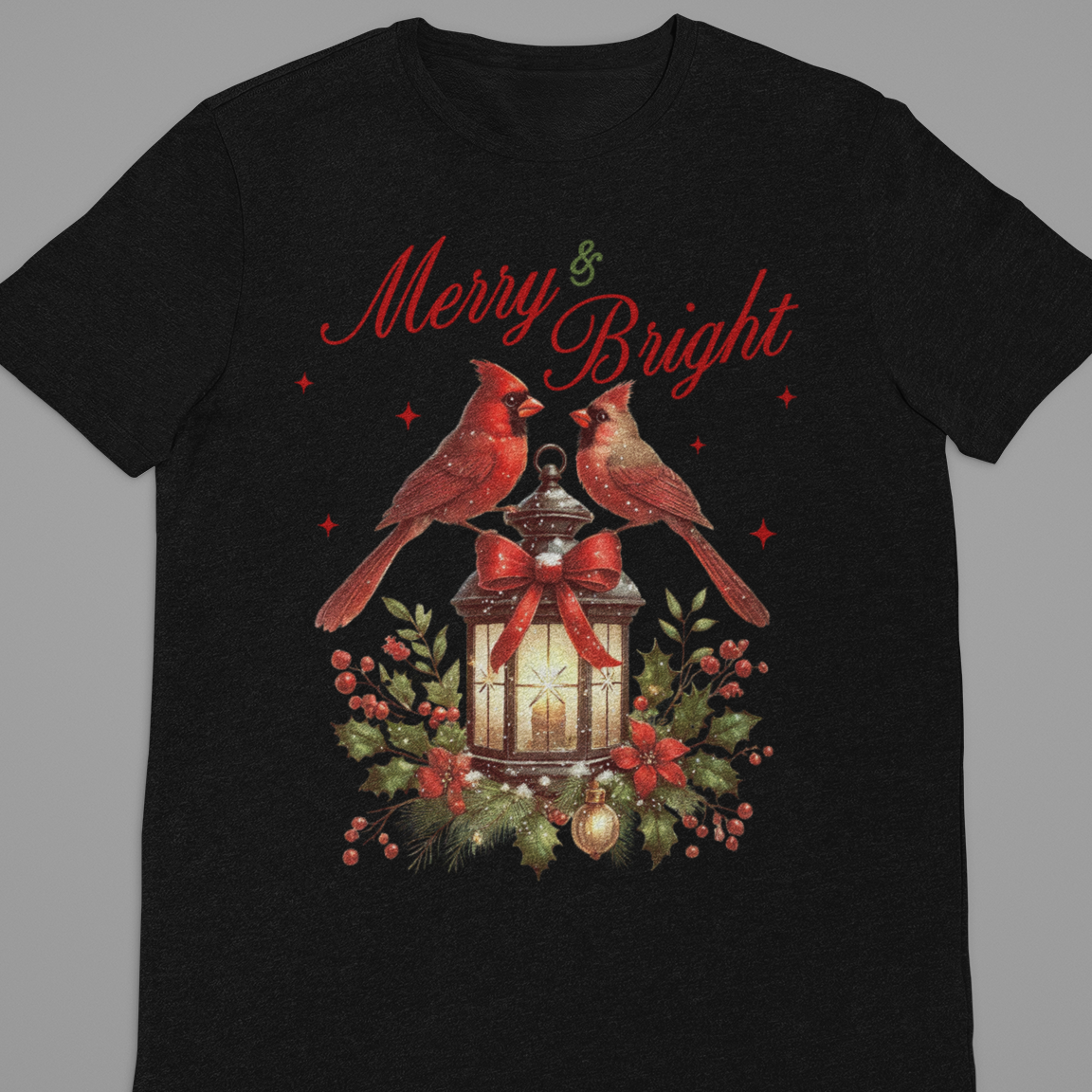 Christmas : Merry And Bright Tshirt Unisex