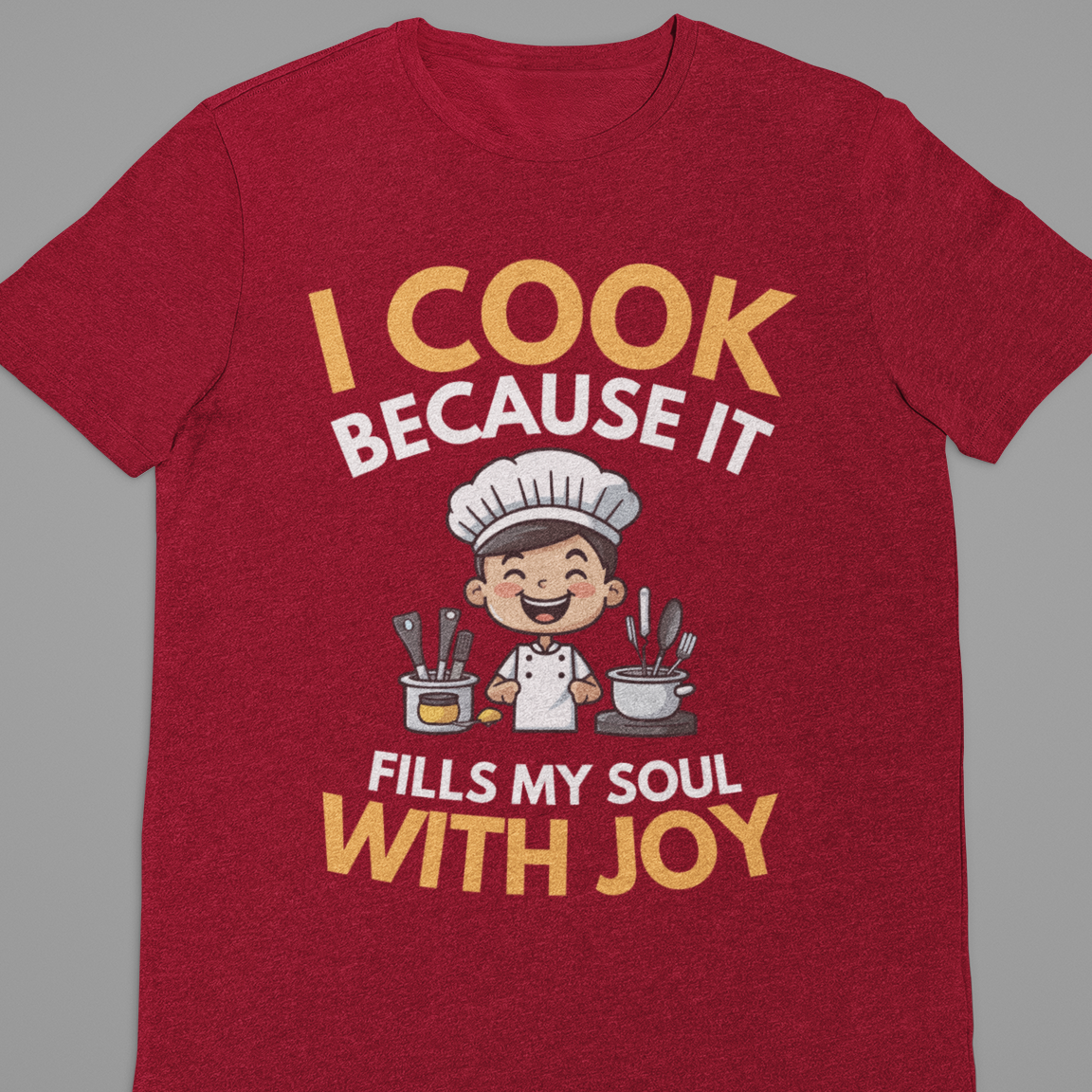 Chef : I Cook Because Tshirt Unisex