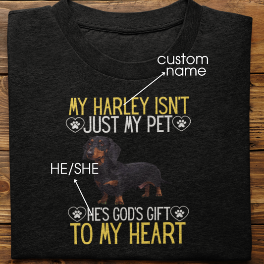 Dachsund : God's Gift Tshirt Unisex