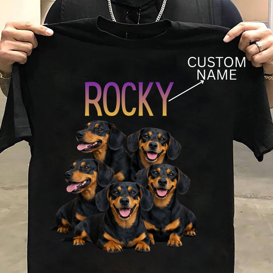 Dachshund : ilustration Tshirt Unisex