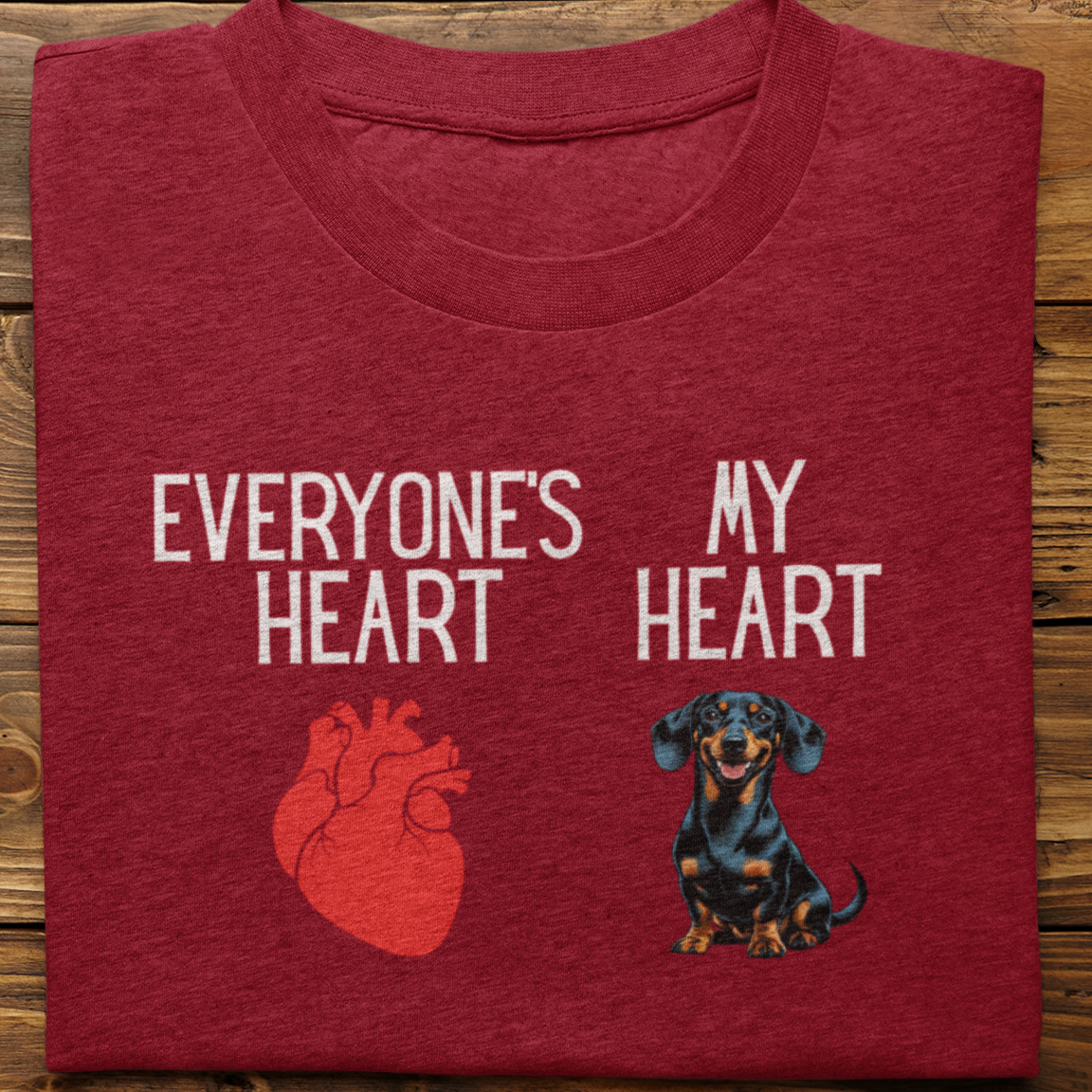 Dachshund : My Heart Tshirt unisex