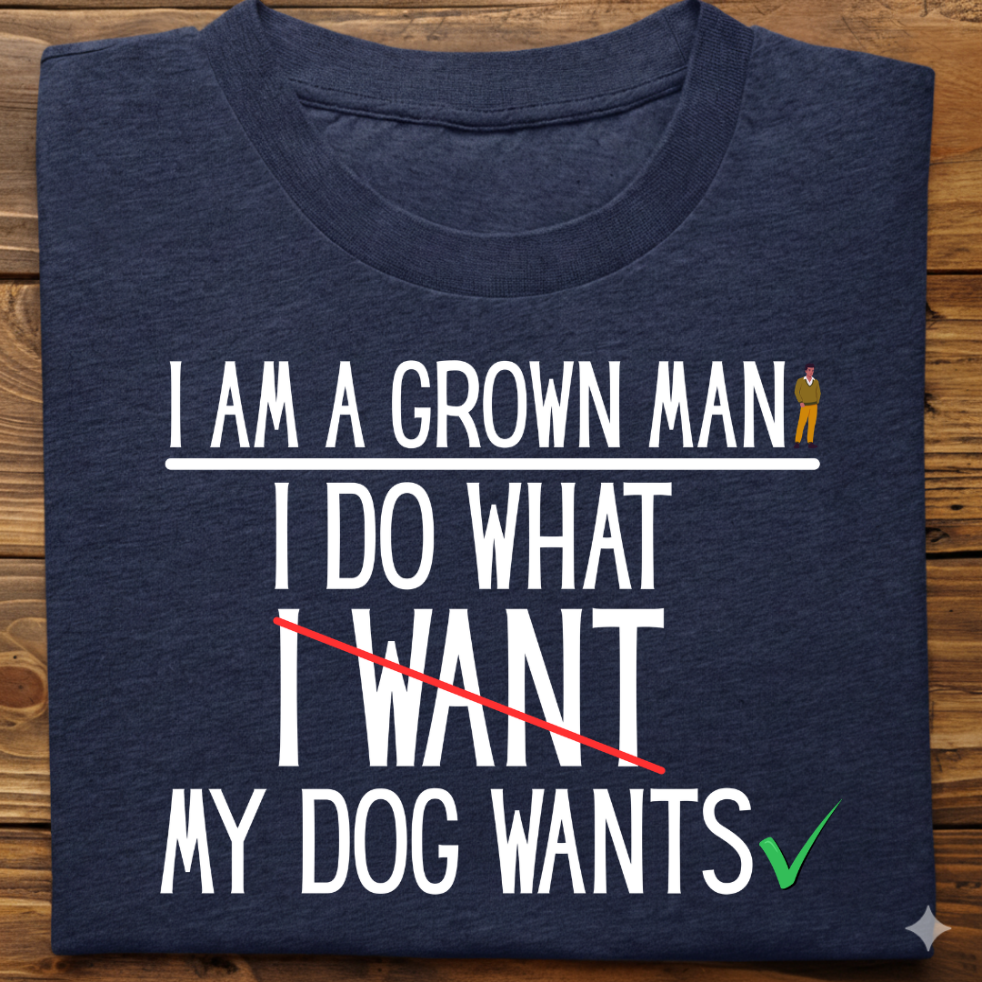 Dog Love : I Am A Man Tshirt Unsiex