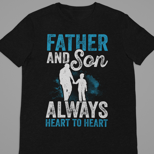 Dad :  Father And Son Black Tshirt