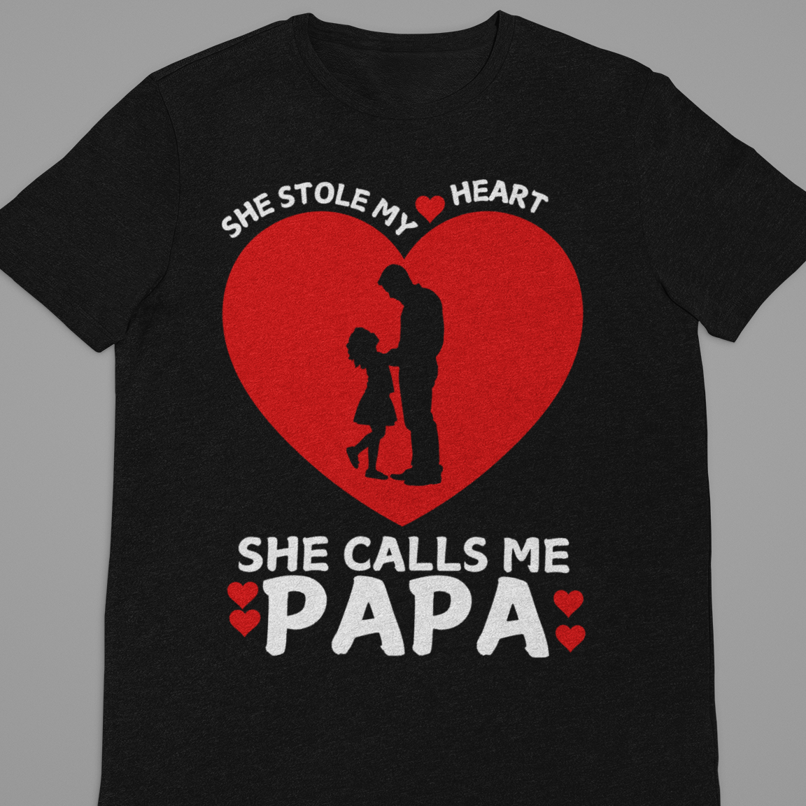 Dad And Daughter : She Stole My Heart Tshirt Unisex