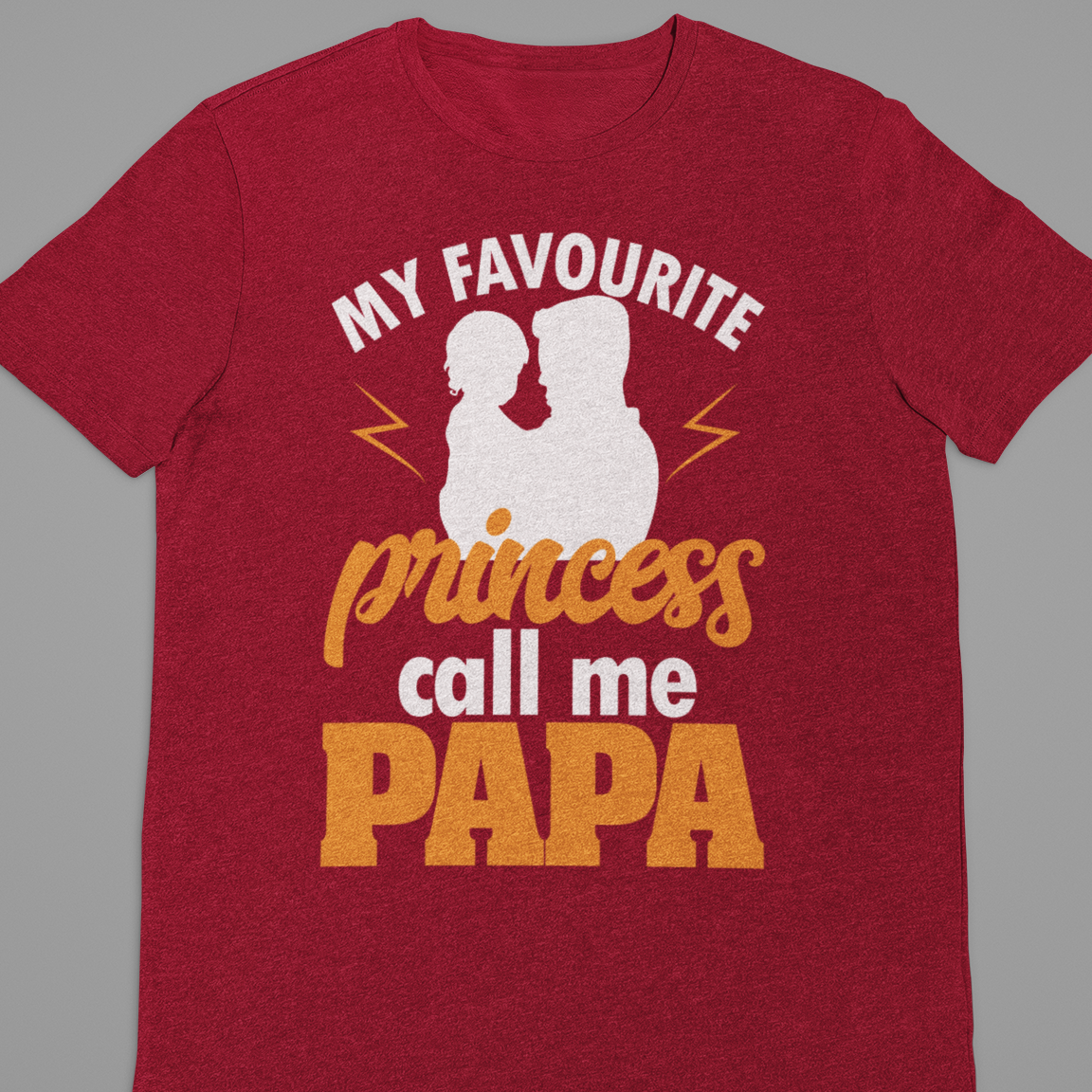 Dad And Daughter : My Favourite Princess Tshirt Unisex