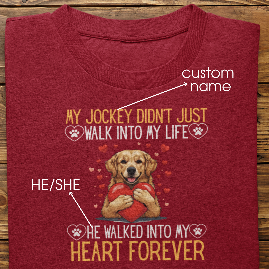 Golden Retriever : Into My Heart Forever Tshirt Unisex (Copy)