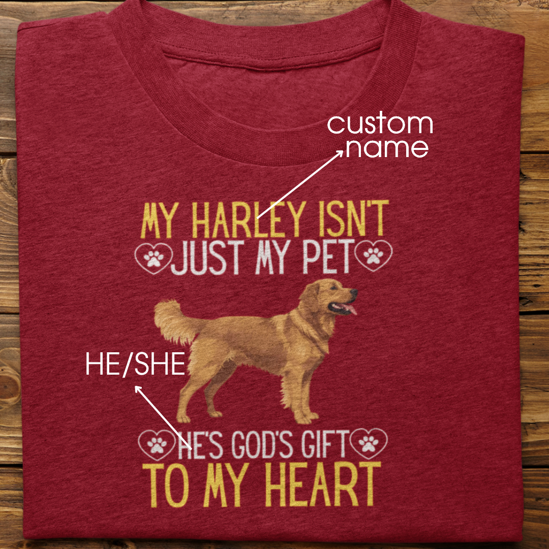 Golden retriever : God's Gift Tshirt Unisex