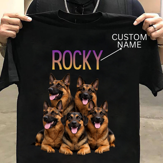 German Shepherd : ilustration Tshirt Unisex