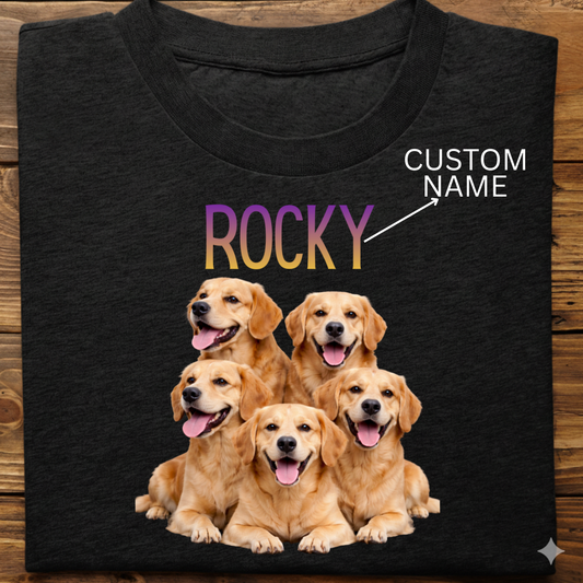 Golden Retriever : ilustration Tshirt Unisex