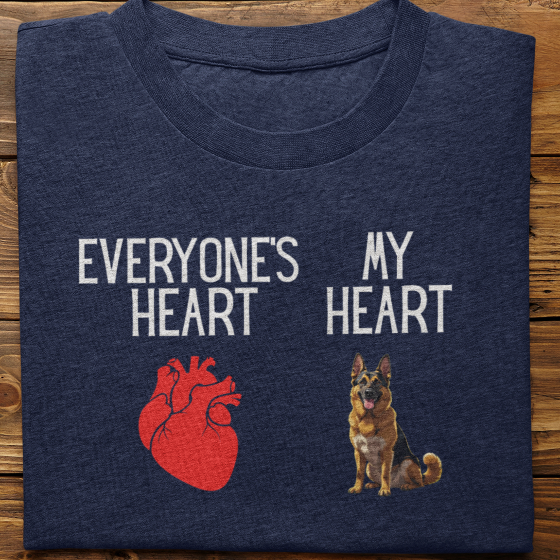 German Shepherd : My Heart Tshirt unisex