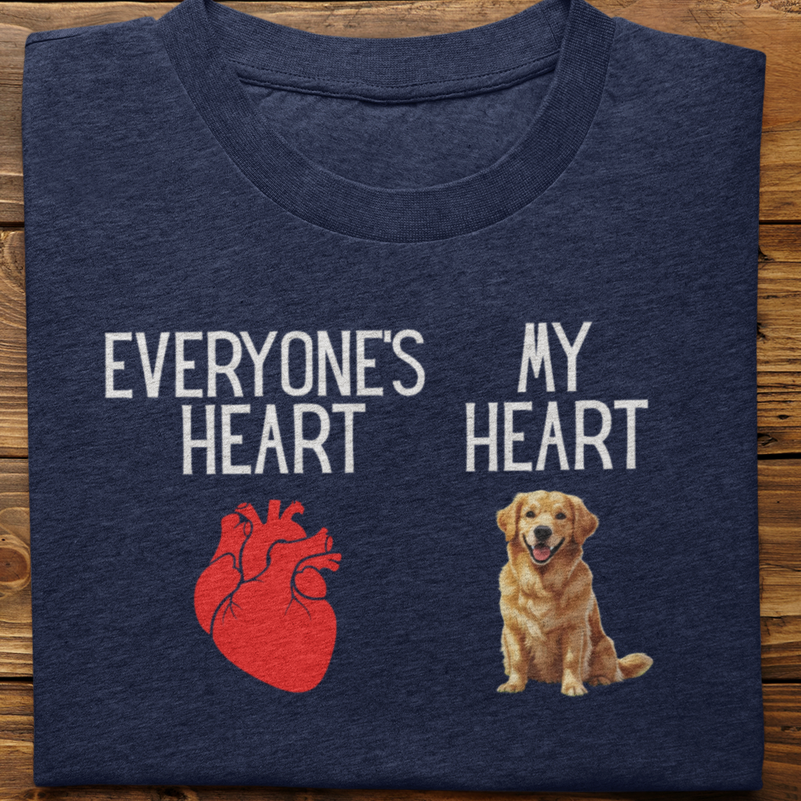Golden Retriever : My Heart Tshirt unisex