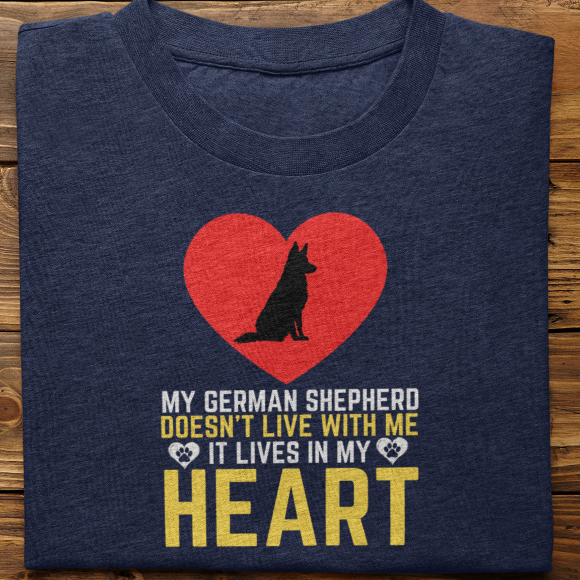 German Shepherd : My  German Shepherd Doesn't Live Tshirt Unisex