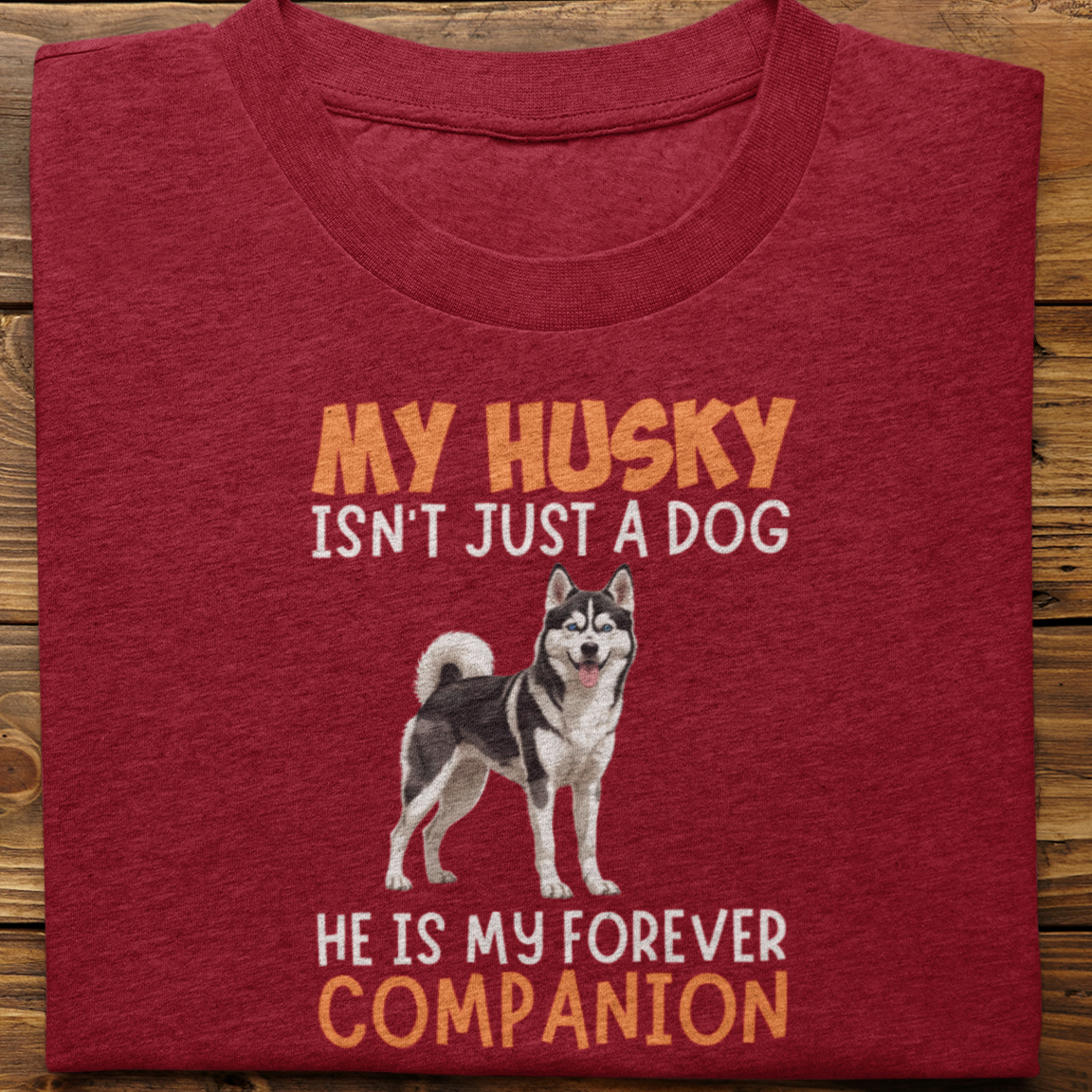 Husky : My Husky Isn't Just Tshirt Unisex(Black)