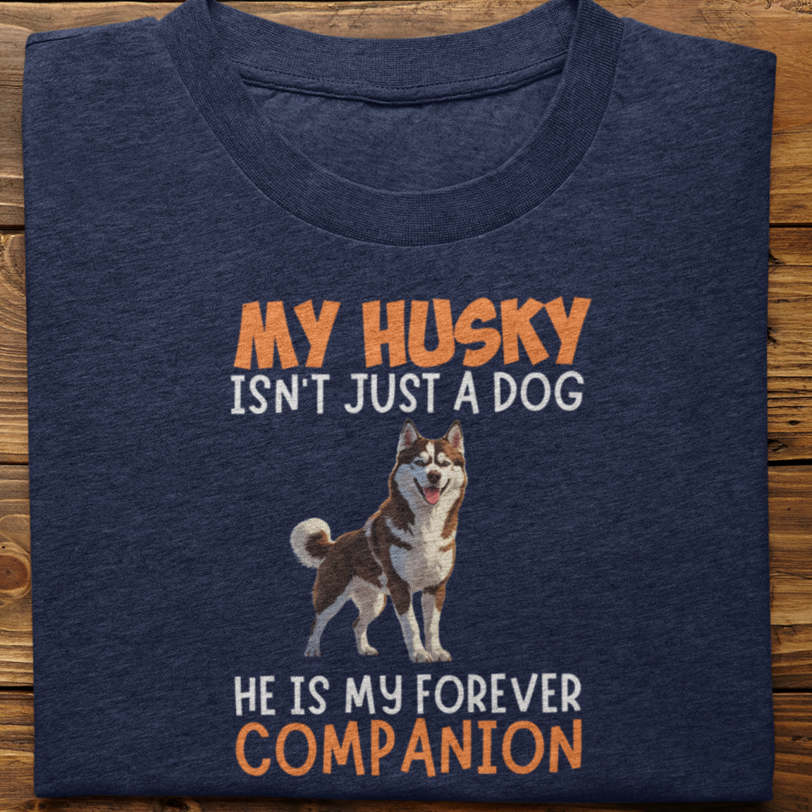Husky : My Husky Isn't Just Tshirt Unisex(Brown)