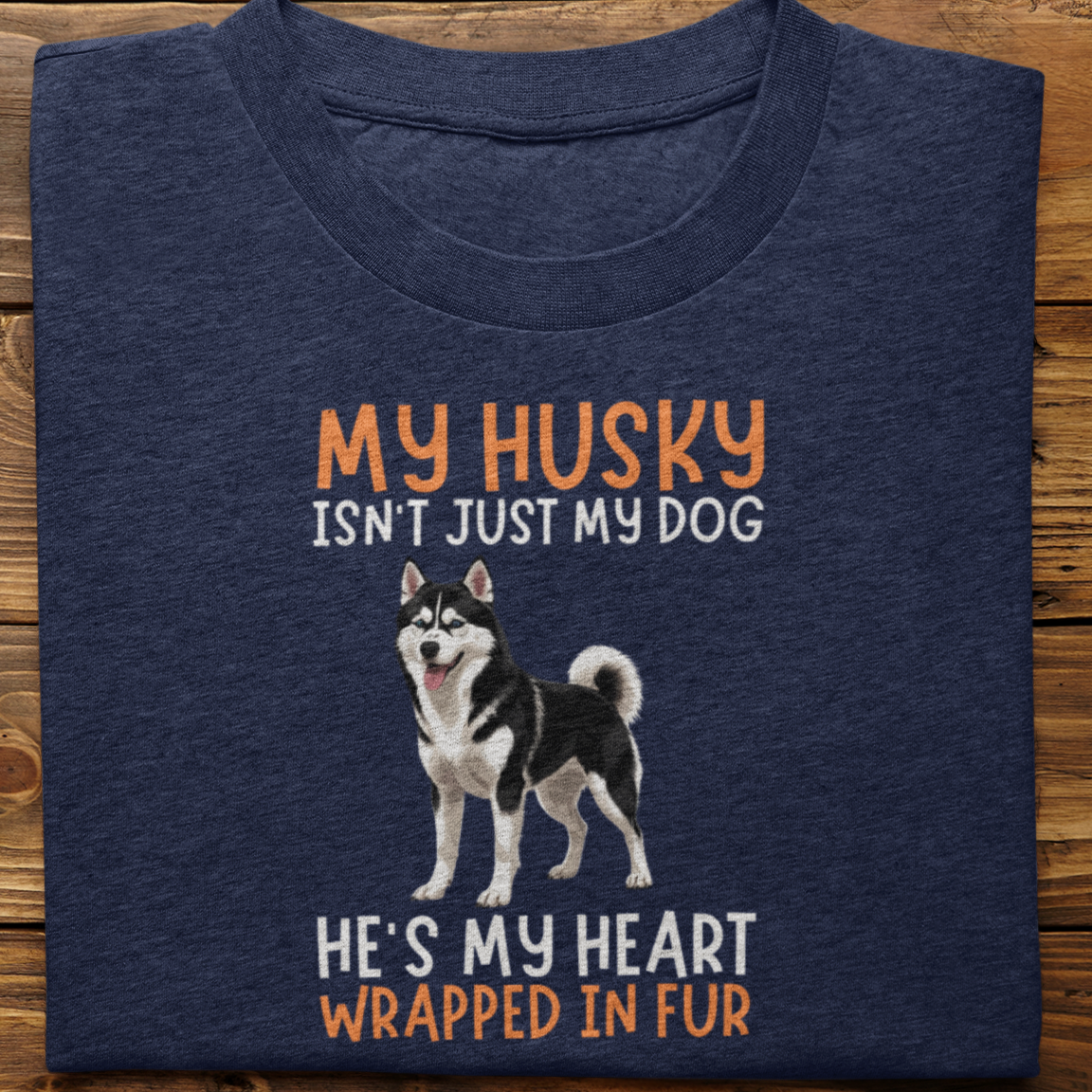 Husky : My Husky Isn't Just Tshirt Unisex(Black-He)