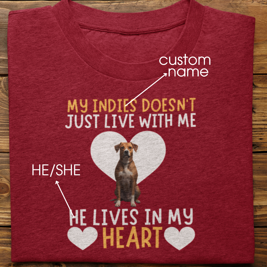 Indies : My Indies Doesn't Just Live Tshirt Unisex