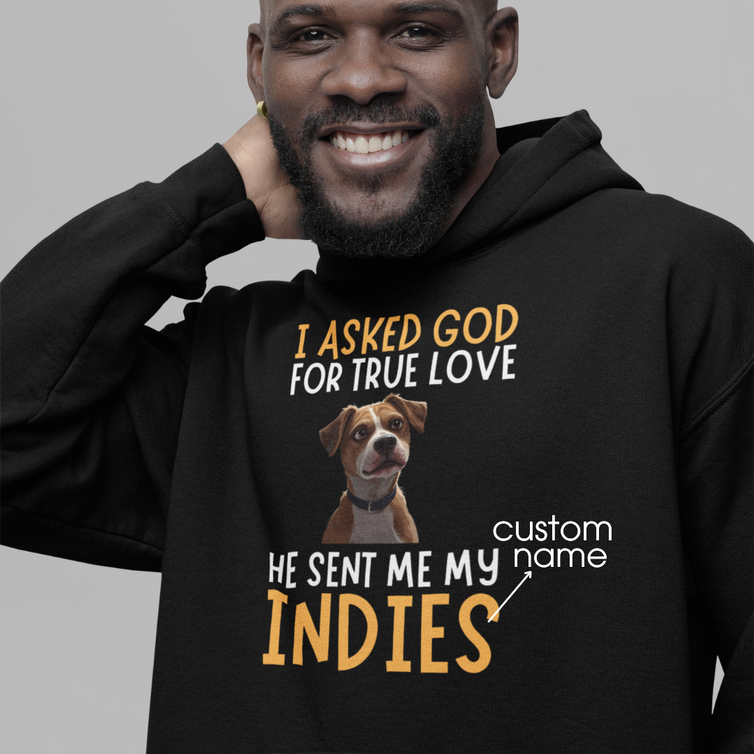 Indies : God True Love Oversized  Hoodie Unisex