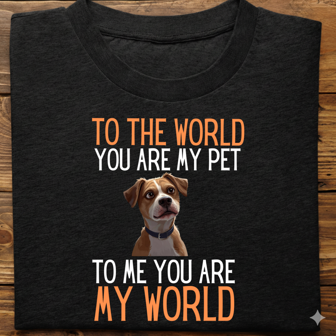 Indies : Just A Dog world Tshirt Unisex