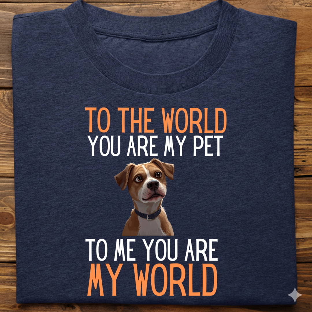 Indies : Just A Dog world Tshirt Unisex