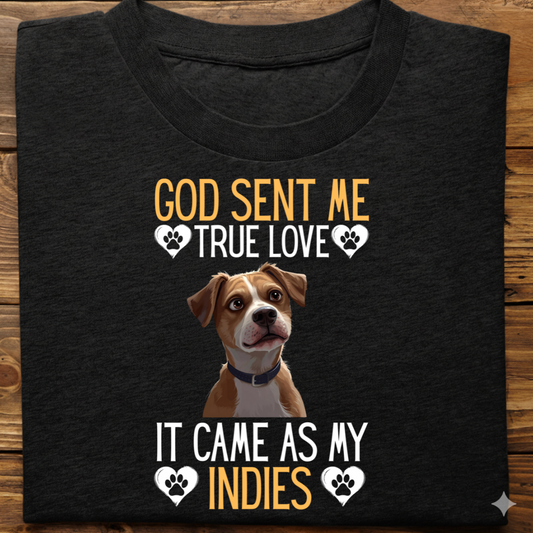 Indies : God Sent Me Tshirt Unisex