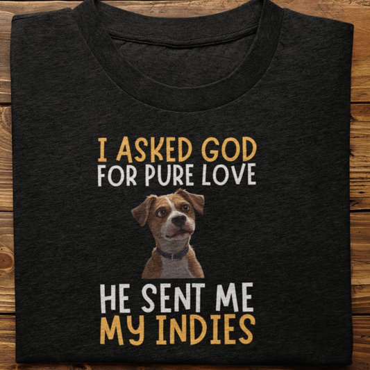 Indies: I Asked God For Pure Love Tshirt unisex