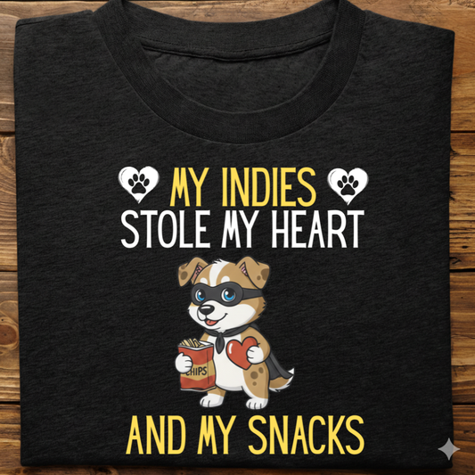 Indies : Stole My Snacks Tshirt Unisex