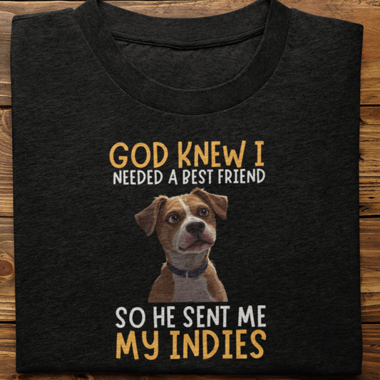 Indies : God Knew I Needed Best Friend Tshirt Unisex