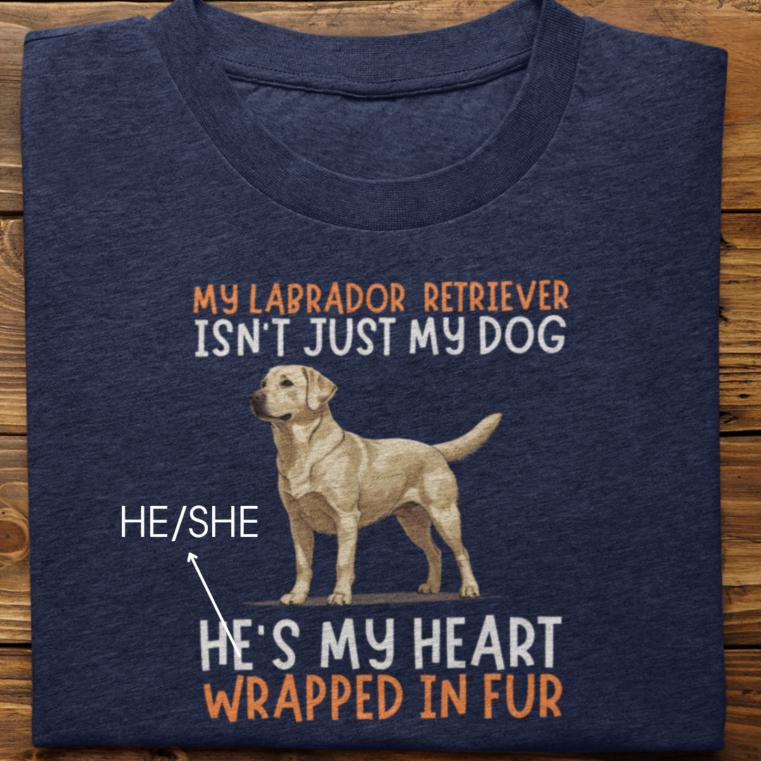 Labrador Retriever : My Labrador Isn't Just Tshirt Unisex(White)