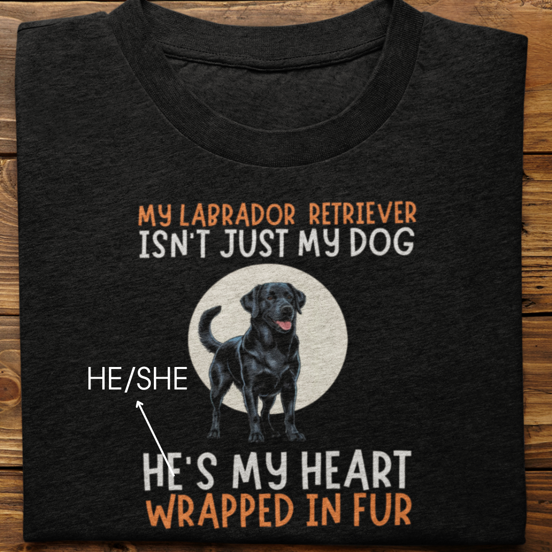Labrador Retriever : My Labrador Isn't Just Tshirt Unisex(Black)