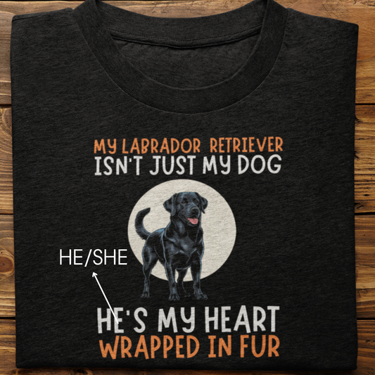 Labrador Retriever : My Labrador Isn't Just Tshirt Unisex(Black)