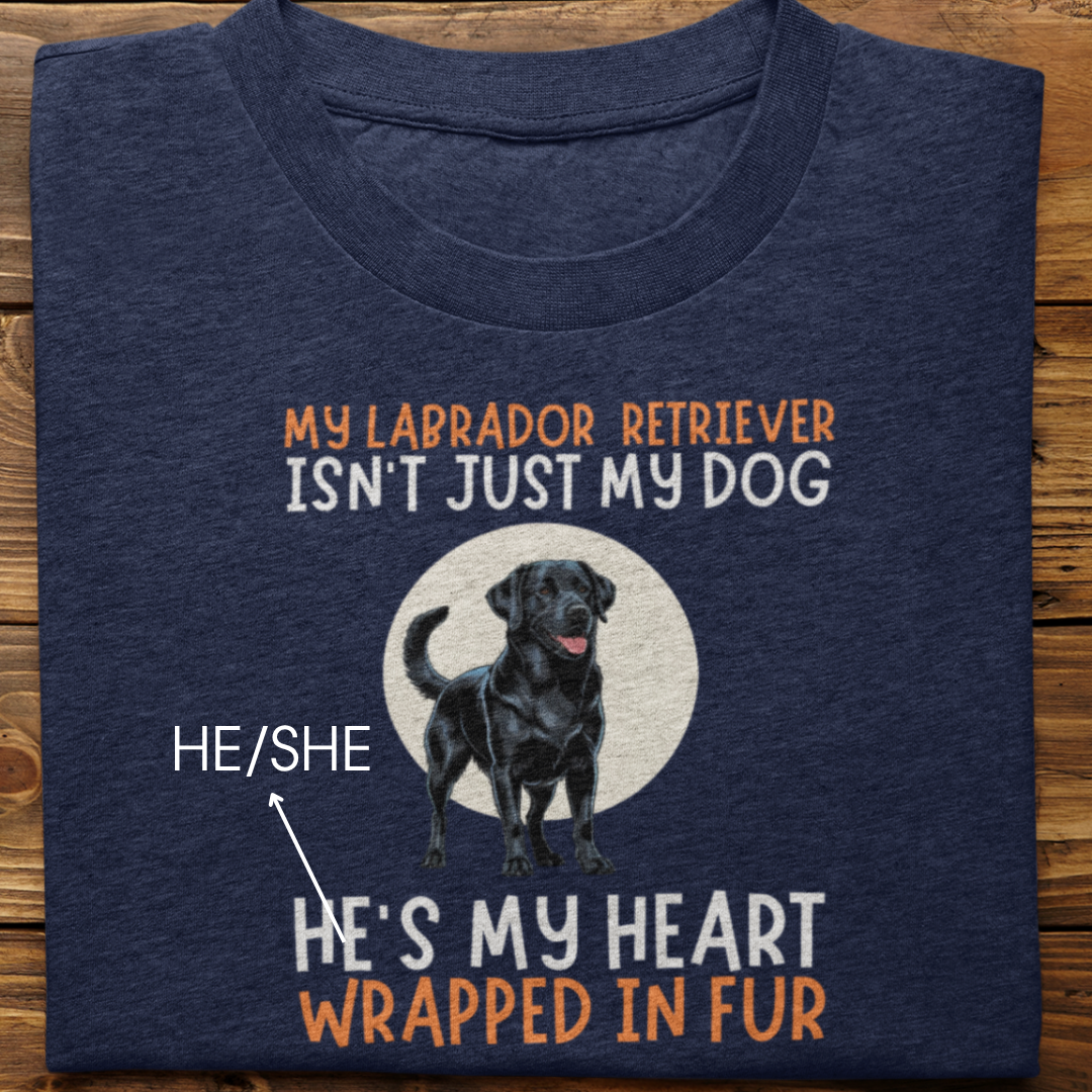 Labrador Retriever : My Labrador Isn't Just Tshirt Unisex(Black)