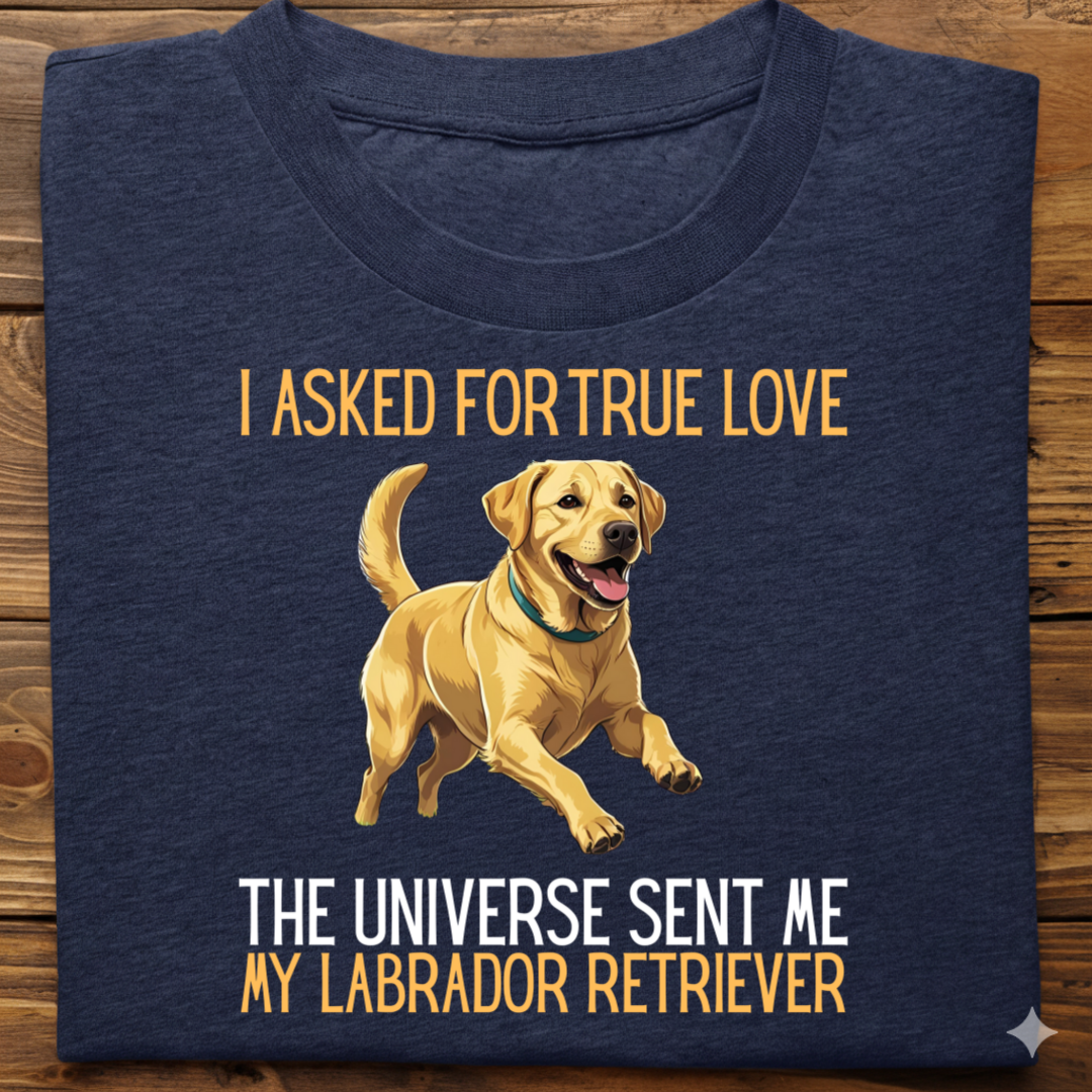Labrador : Universe True Love Tshirt Unisex(Yellow)