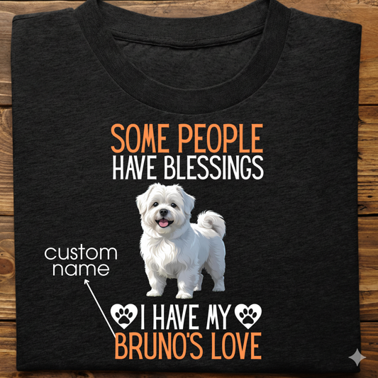 Lhasa Apso : Some People Blessings Tshirt Unisex