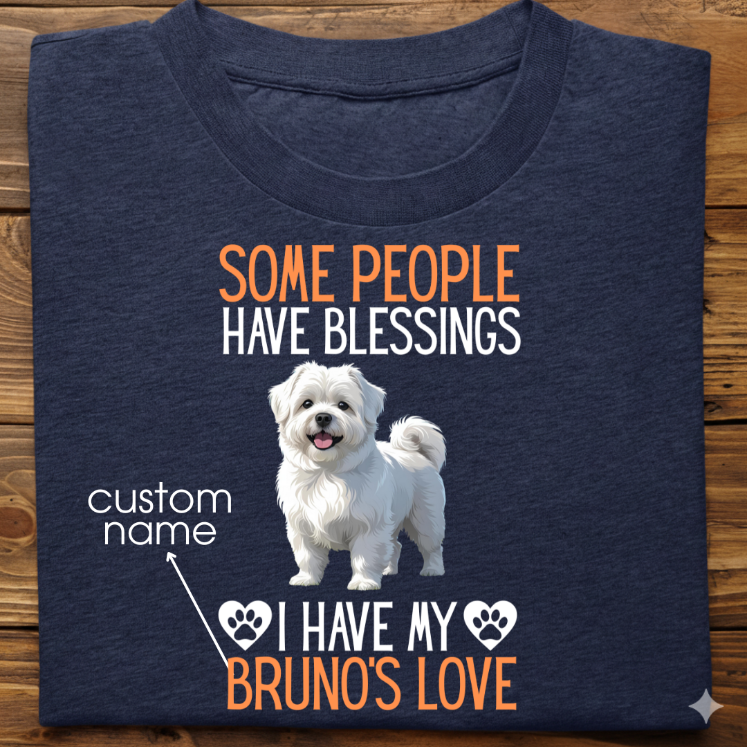 Lhasa Apso : Some People Blessings Tshirt Unisex