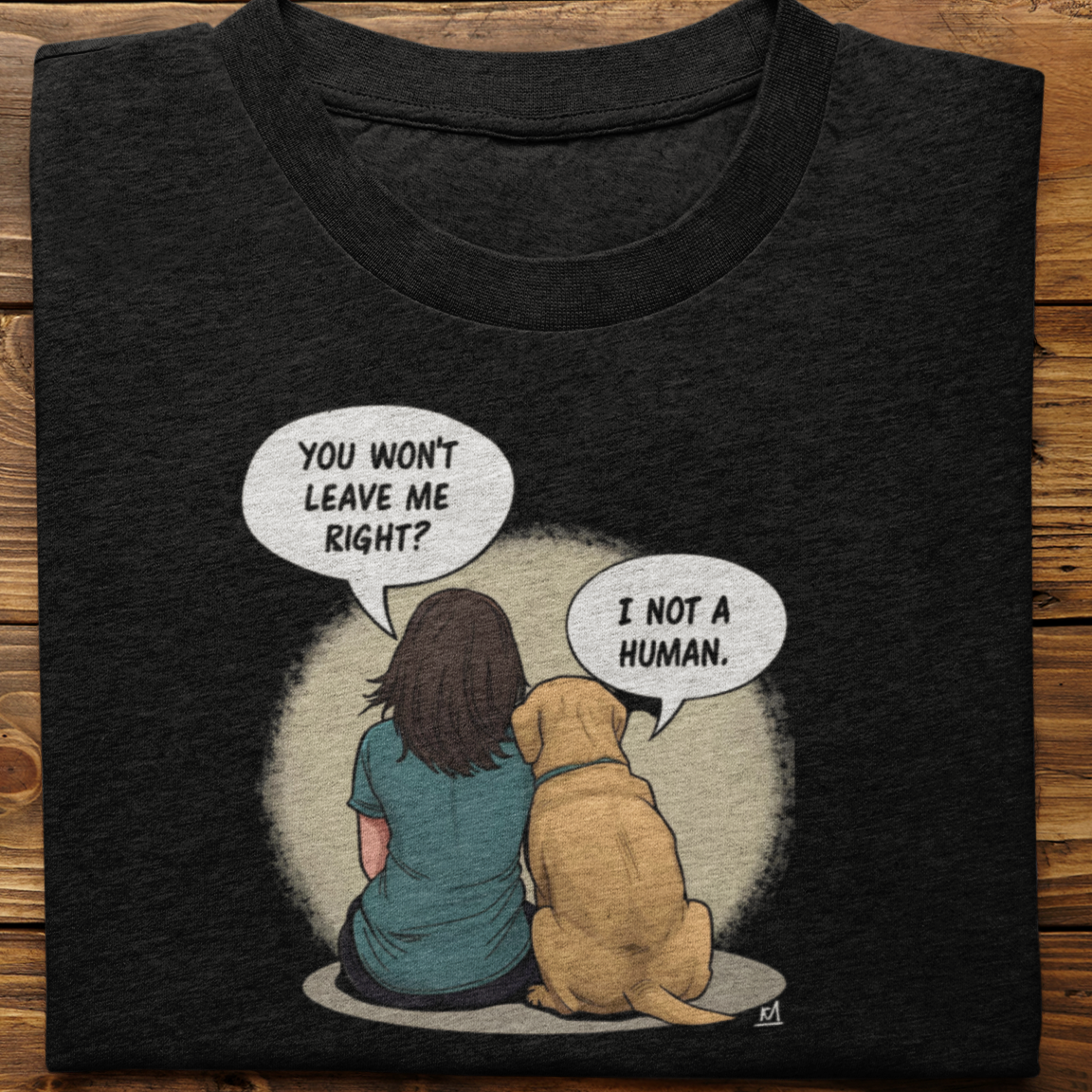 Labrador : I Am Not A Human (Yellow-Female)