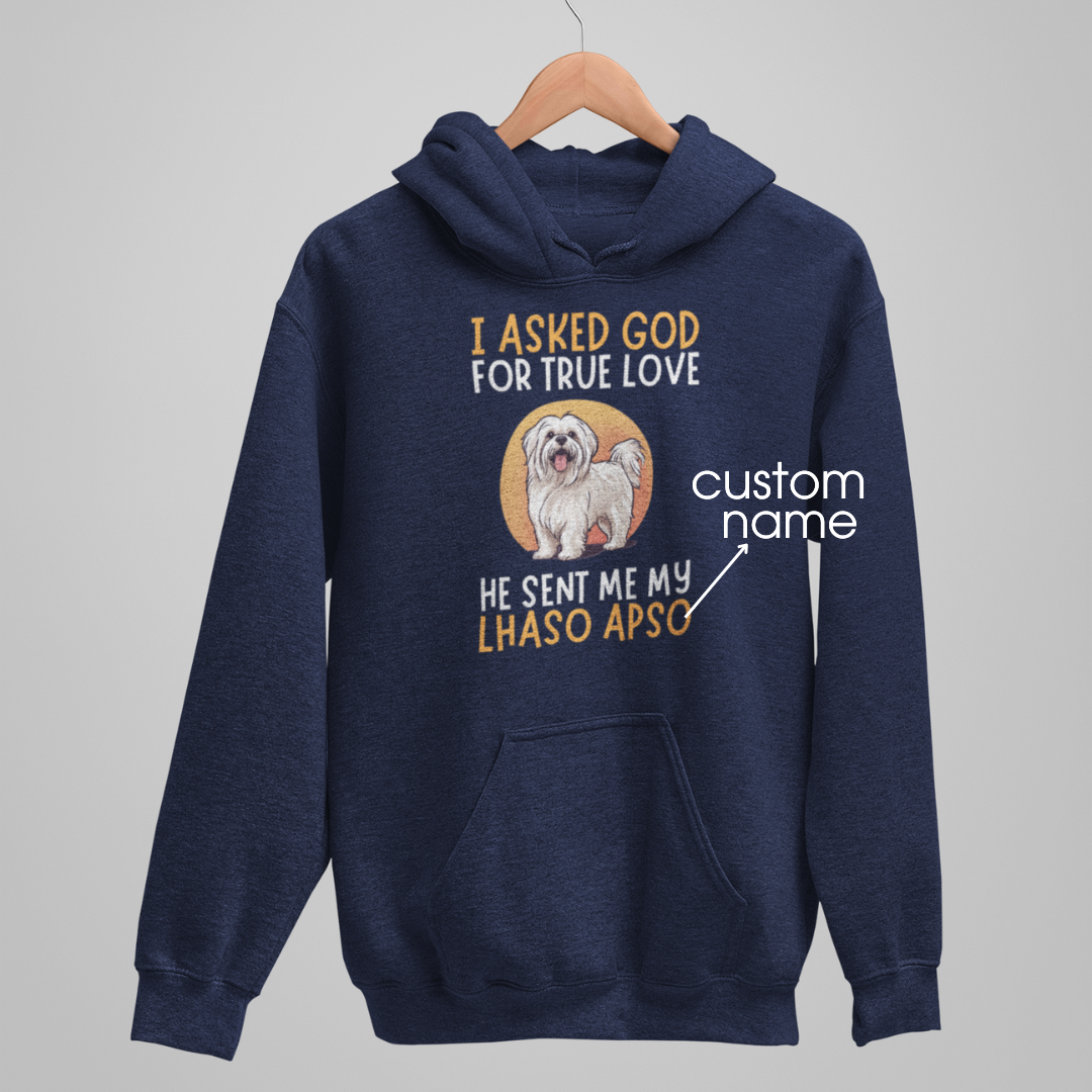 Lhasa Apso : God True Love Oversized  Hoodie Unisex