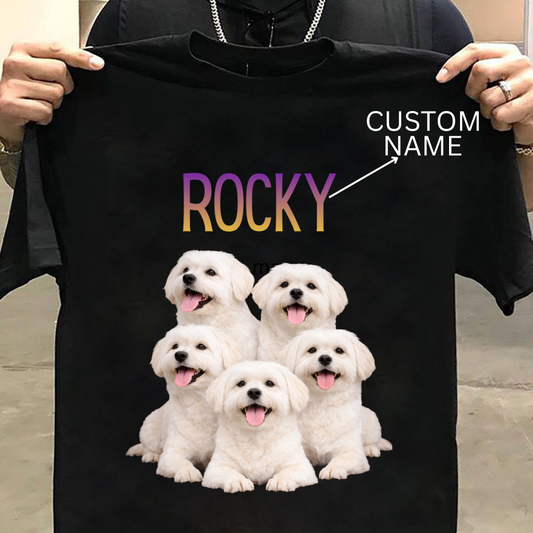 Lhasa Apso : ilustration Tshirt Unisex