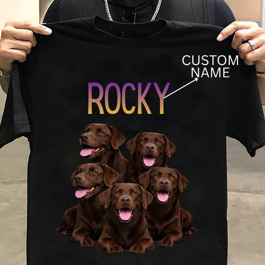 Labrador : ilustration Tshirt Unisex(Brown)