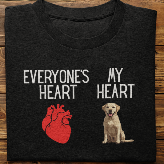 Labrador : My Heart Tshirt unisex(White)