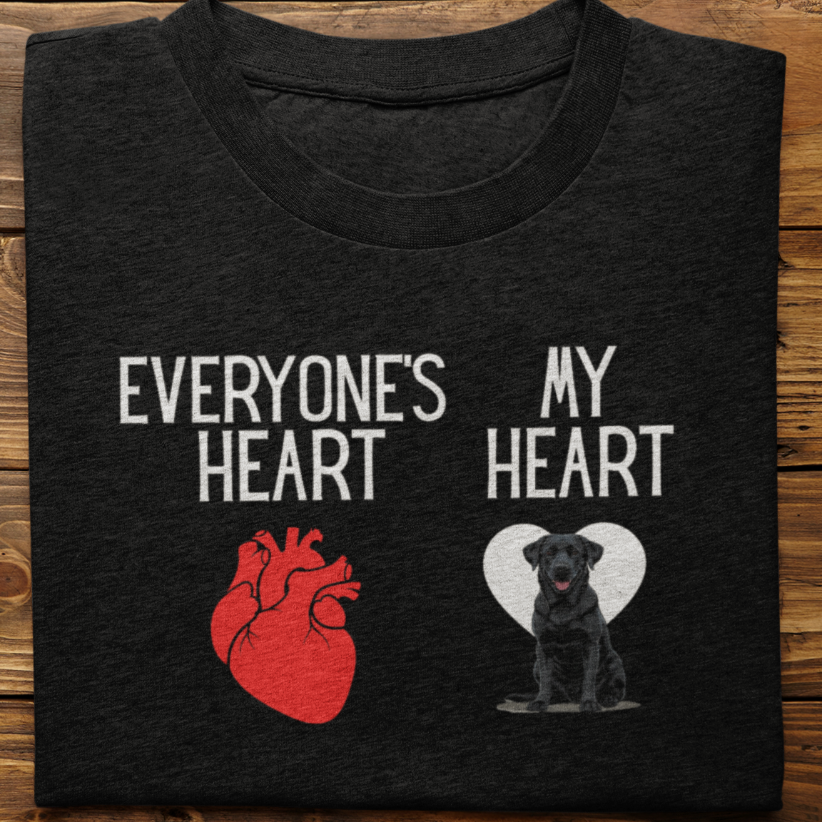 Labrador : My Heart Tshirt unisex(Black)