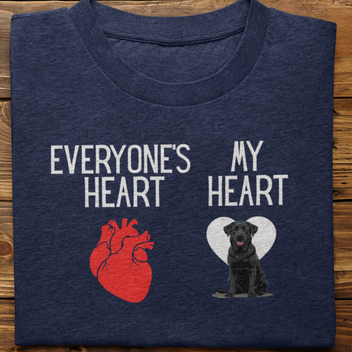 Labrador : My Heart Tshirt unisex(Black)