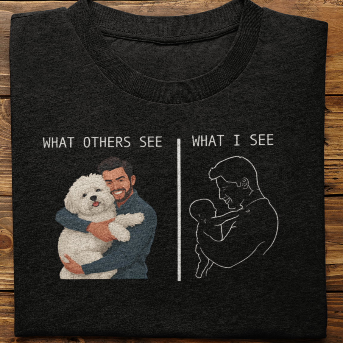 Lhasa Apso : What Others See Tshirt Unisex(Male)
